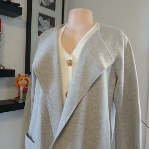 J. Crew Light Gray Knit Sweater